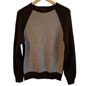 Men’s Relive Merino Wool Blend Colorblock Pullover Sweater Size 50 (Medium)